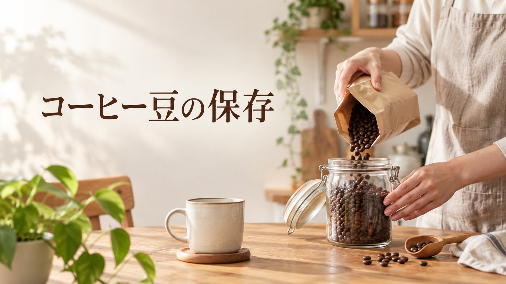 コーヒー豆の保存